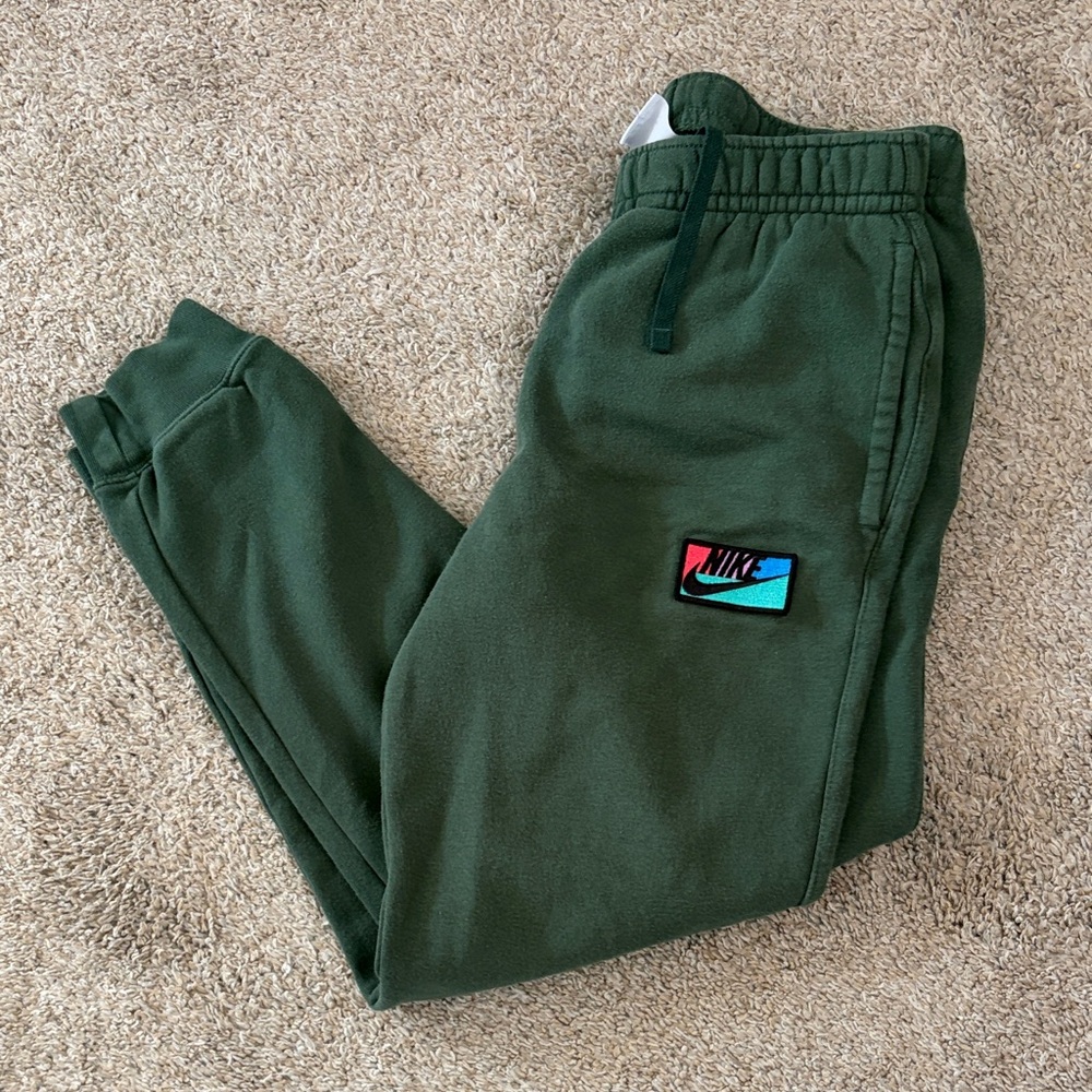 Nike Mens Forest Green Sweatpants